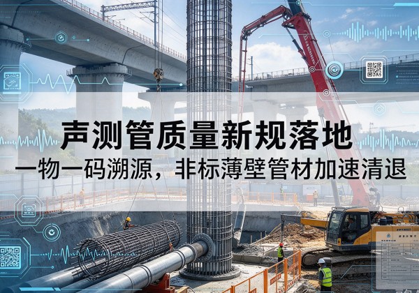 黎川声测管质量新规落地，一物一码溯源，非标薄壁管材加速清退